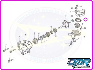 【新品】 ラバー （サーモスタット） NSR250R MC16 MC18 MC21 MC28 19305-KV3-010