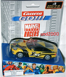 カレラGO!!! マーベル X-メン 1/43 アストンマーチン ヴァンキッシュ スロットカー Marvel X-Men Aston Martin Vanquish Carrera Slot Car