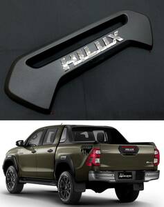 TOYOTA HILUX REVO マイナーチェンジ 海外 ROCCO用 トヨタ純正 テールゲートガーニッシュ GUN125 ハイラックス リアゲート バックドア用