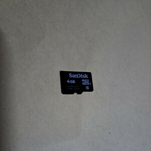 サンディスク SanDisk micro SDHCカード　4GB メモリーカード