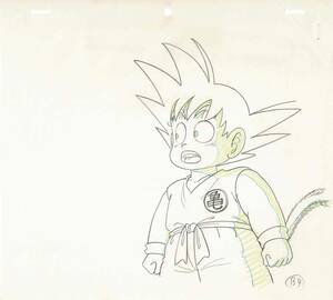 ドラゴンボール 初期 第129話「時をかける悟空」孫悟空 亀仙人 11枚セット 原画 動画 鳥山明 前田実 東映動画 セル画【A375】