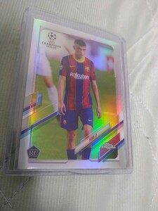 2019-20 TOPPS CHROME RC silver REFRACTOR PRIZM PEDRI バルセロナ