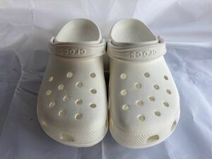 クロックス 白 crocs Ｍ9Ｗ11 27.0cm 未使用・新品・送料込 即決可