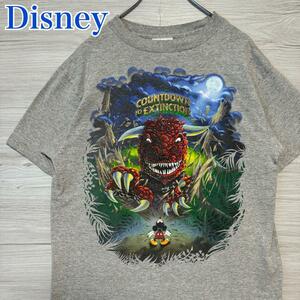 【入手困難】 Disney ディズニー　Animal Kingdom アニマルキングダム Tシャツ　両面デザイン　ヴィンテージ　90s 00s 恐竜　ダイナソー