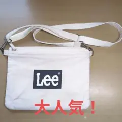 【大人気】Lee ショルダーバッグ ホワイト