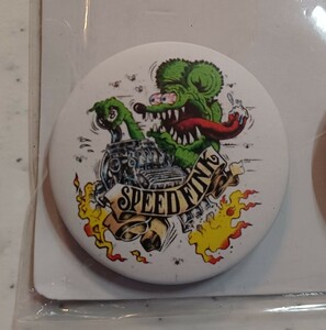 ★Rat Fink★ 缶バッジサイズ44㎜