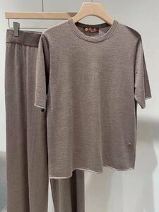 ロロピアーナ　Loro Piana　レディース　上下セット　ニット　半袖　長ズボン　1538-S