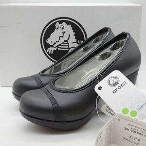 未使用 crocs LENA クロックス レーナ サンダル W4 約 22cm ブラック 新品 未使用 自宅保管品