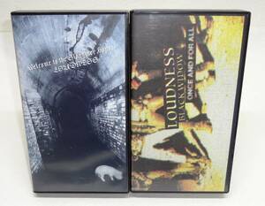 LOUDNESS ラウドネス VHS 2本セット(BLACK WINDOW ONCE AND FOR ALL/WELCOME TO THE SLAUGHTER HOUSE )