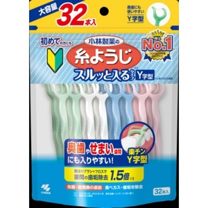 糸ようじスルッと入るタイプY字型大容量32本入