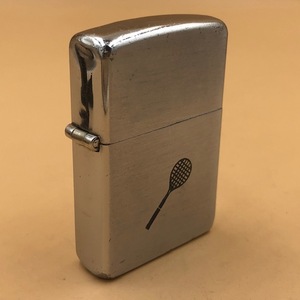 ジッポー ZIPPO ライター ３バレル スポーツシリーズ ラケット 1947年～1949年 ニッケルシルバーインサイドユニット