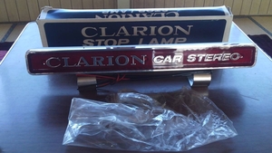 旧車 レトロ Clarion クラリオン ストップランプ 希少 暴走族 GX71 ジャパン ケンメリ 箱スカ ローレル ブタ目 旧車 