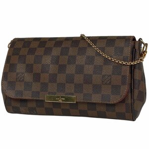 ルイ・ヴィトン Louis Vuitton フェイボリット PM 2WAY クラッチバッグ ハンドバッグ ダミエ ブラウン N41276 レディース 【中古】