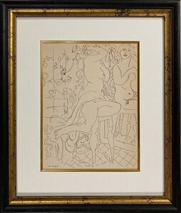 【特価】　 ≪　　アンリ・マティス　　≫ 　 　リトグラフ【石版画】　　　DESSINS DE HENRI MATISSE-XXII 　 1936年 　　HENRI MATISSE