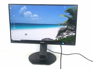 4K PHILIPS 27型 液晶モニタ-　272P7V 　昇降・回転可能　2017年製　4K（3840x2160)　中古品（管：2B-M）