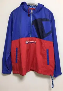 希少 90s  champion ナイロン アノラック ジャケット L