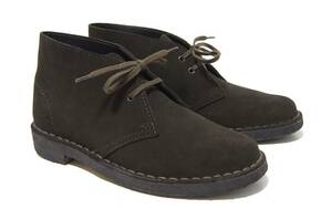 英国製 クラークス レディース デザートブーツ ダークブラウン GB3 EU３５1/2 US5 Clarks Desert Boot イングランド