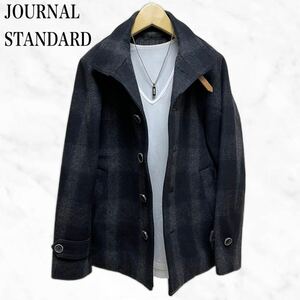 JOURNAL STANDARD ウールジャケット　チェック柄ジャケット　コートウールコート