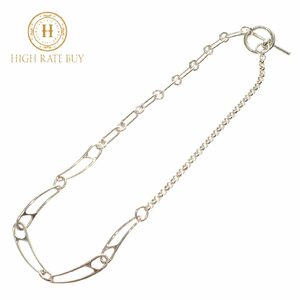 【新品同様】HERMES エルメス シェーヌダンクル パンクネックレス STサイズ SV925 SILVER スターリングシルバー メンズ レディース