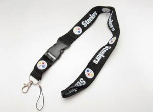 新品 NFL 携帯ストラップ ネックストラップ ピッツバーグ スティーラーズ