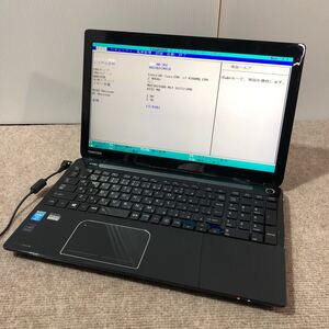 TOSHIBA 東芝 dynabook T554/76LBS PT55476LBXBS3 Intel Core i7-4700MQ 2.40GHz DDR3 8GB メモリ搭載 BIOS起動OK 現状品