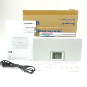 100 Panasonic パナソニック RF-DR100-W ラジオレコーダー ホワイト ※中古/現状品