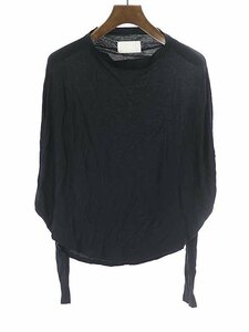 Maison Martin Margiela メゾン マルタン マルジェラ 2009SS Circle Knit サークル レーヨンニットトップス ブラック S ITMOUPE82HDW