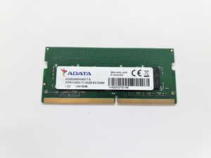 エイデータ ADATA　PC4-19200 DDR4 4GB SO-DIMM 260pin ノートパソコン用メモリ 型番：AD4S2400W4G17-S 動作保証品