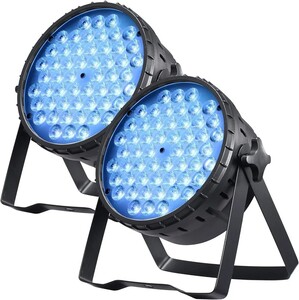 ステージライト 54x3W RGB LED 舞台照明 ディスコライト ステージ照明 DMX512 3/7CH パーティライト スポットライト