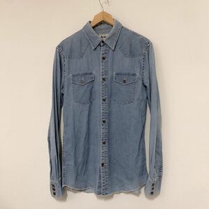 Acne(SWE)コットンデニムシャツ