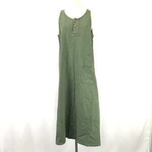 ビームスボーイ/BEAMS BOY★デニム/ノースリーブワンピース/ロング丈【FREE/カーキ/khaki】Tops/Dress◆BH768