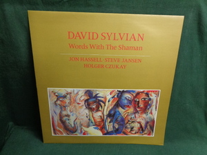 DAVID SYLVIAN/WORDS WITH THE SHAMAN●12inch　JON HASSELL, STEVE JANSEN, HOLGAR CZUKAY,PERCY JONES