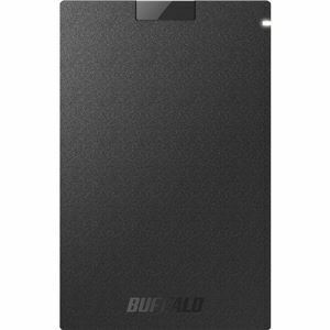 【新品】バッファロー USB3.2（Gen1） ポータブルSSD Type-A 1.0TB ブラック SSD-PG1.0U3-BC