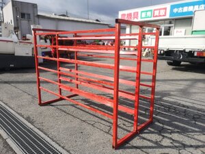 （滋賀）メーカー不明 苗コンテナ 2列5段 鉄製 ラック 棚 滋賀県より引取限定