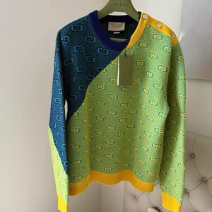 22-23AW Gucci ジャガードGGニット　L