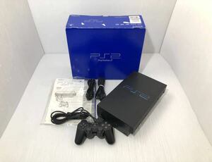 【完品】SONY PS2 本体 SCPH-30000 ブラック 動作確認済み プレイステーション2 PlayStation2 コントローラー 黒 初期型 ソニー