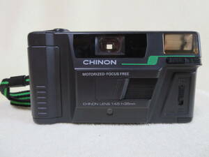 ■CHINONチノン　フィルムカメラ□AUTO GX DATE□ストラップ付　アンティーク■