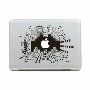MacBook ステッカー シール Apple Moon (11インチ)