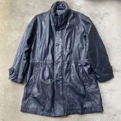 レザージャケット　vintage レザーコート　leather ハーフコート