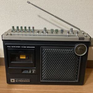 PIONEER ラジカセ RK-888／パイオニア CASSETTE RECORDER 2BAND カセットレコーダー ★昭和レトロ ★動作品