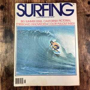 希少 1976 サーフィン雑誌 昭和51年 SURFING 8/9月号 ヴィンテージ レトロ クラシック 波乗りマガジン