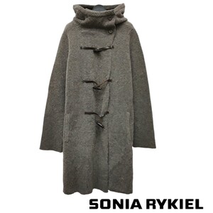 SONIA RYKIEL /ソニアリキエル レディース ダッフルコート 38サイズ ゆったり 軽め薄手 パーカーでは少し寒い時用 アウター a-1267 