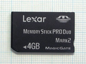 ★Lexar メモリースティック PRODuo ４GB 中古★送料６３円～ 