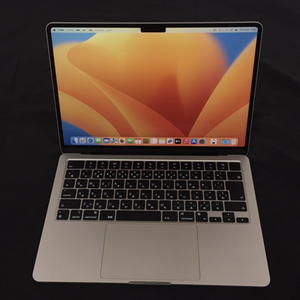 1円 Apple MacBook Air Liquid Retinaディスプレイ 13.6インチ 8GB 256GB M2 MLY13J/A A2681 スターライト 保存箱付き