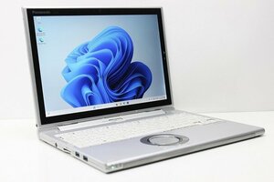 1円スタート ノートパソコン Windows11 2in1PC 第7世代 Core i5 Panasonic レッツノート CF-XZ6 SSD256GB メモリ8GB タッチ タブレットPC