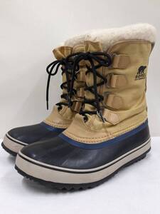 SOREL/ソレル/リップストップ×レザー/スノーブーツ/ウィンターブーツ/ボア/リップストップ/WATERPROOF/レディース