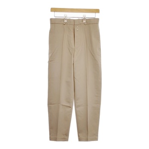 Scye 新品 5221-81523 San Joaquin Cotton Loose Fit Tapered Trousers 36 定価28600円 チノパンツ ベージュ サイ 4-1201M F97668