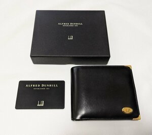 ■ダンヒル ２つ折り財布 レザー 黒 Dunhill■