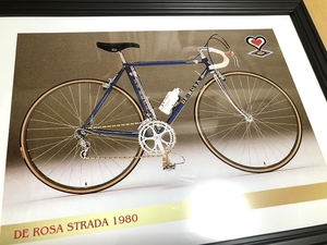 送料込み）自転車のポートレート　DE ROSA STRADA 1980（デ・ローザ） イタリア　ストラーダ　ロードレーサー