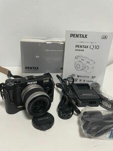 【1円スタート】 PENTAX Q10 レンズ交換式デジタル一眼カメラ　02 STANDARD ZOOM 1:2.8-4.5 5-15mm ペンタックス　デジタルカメラ